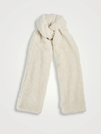 Daphne Faux Shearling Scarf