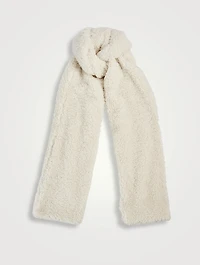 Daphne Faux Shearling Scarf