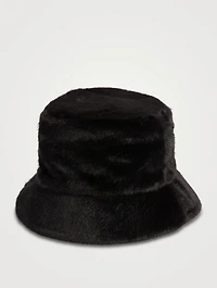 Tatum Faux Fur Bucket Hat