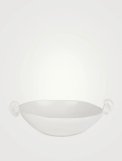 Mini White Noise Ear Ceramic Bowl
