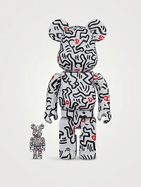 Keith Haring #8 100% & 400% Be@rbrick