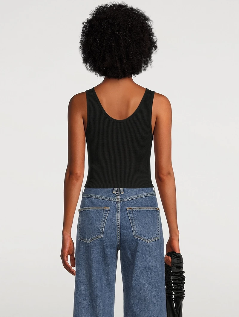 Jumbo Stark Cropped Thermal Tank Top