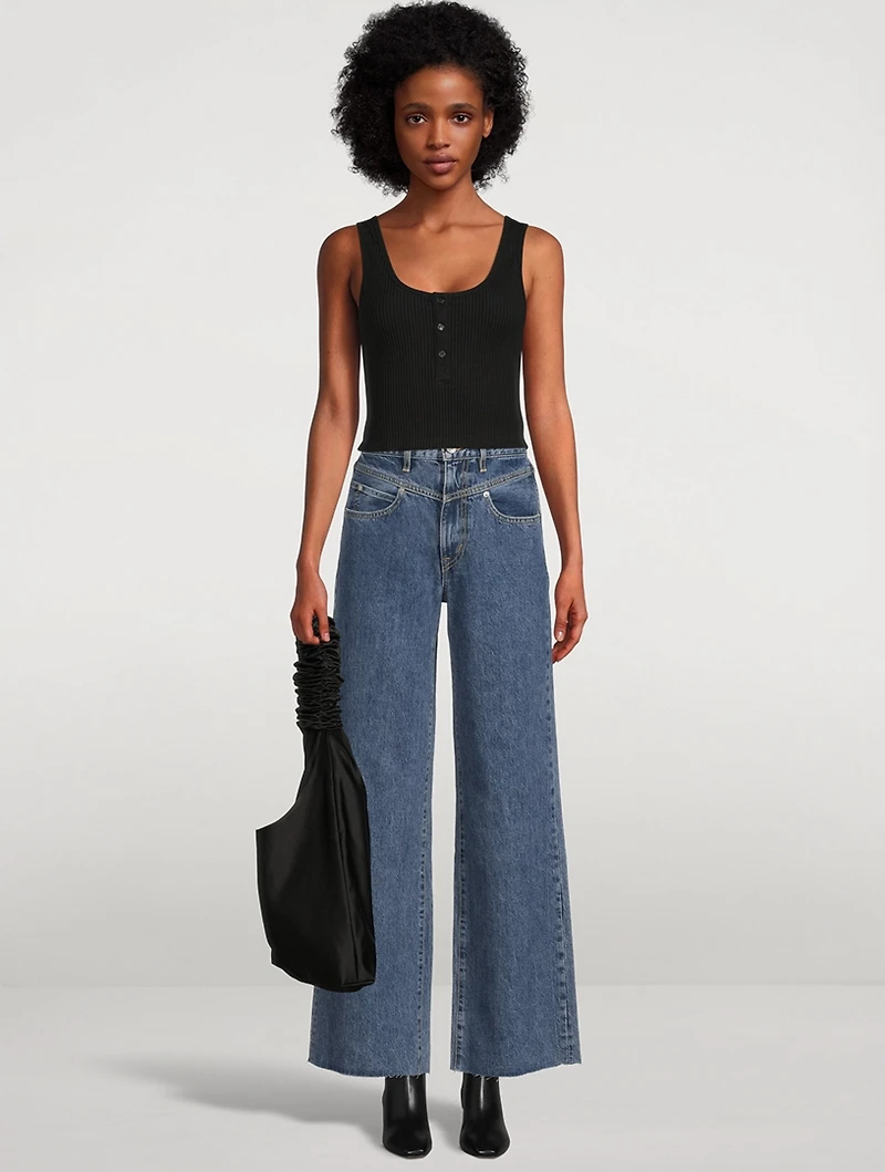 Jumbo Stark Cropped Thermal Tank Top