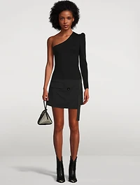 Primary Puff-Sleeve Ribbed Top