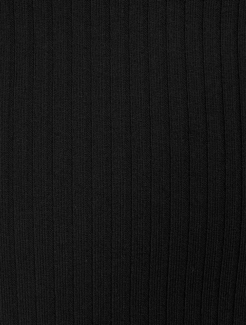 Primary Puff-Sleeve Ribbed Top