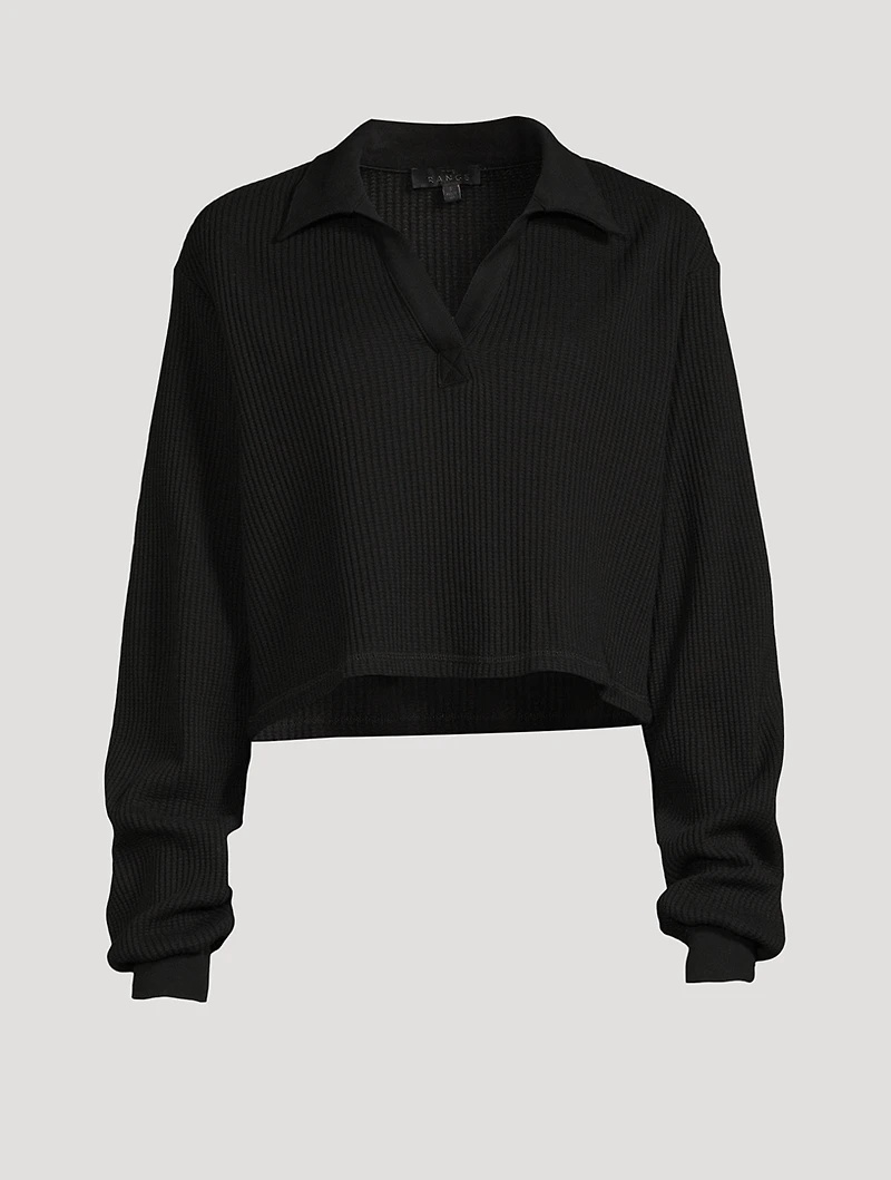 Jumbo Stark Cropped Polo Shirt