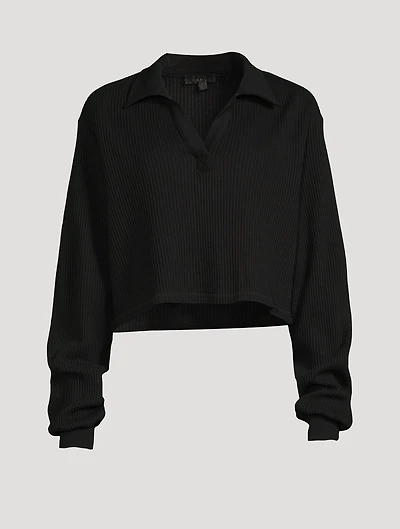 Jumbo Stark Cropped Polo Shirt