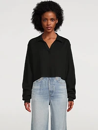Jumbo Stark Cropped Polo Shirt