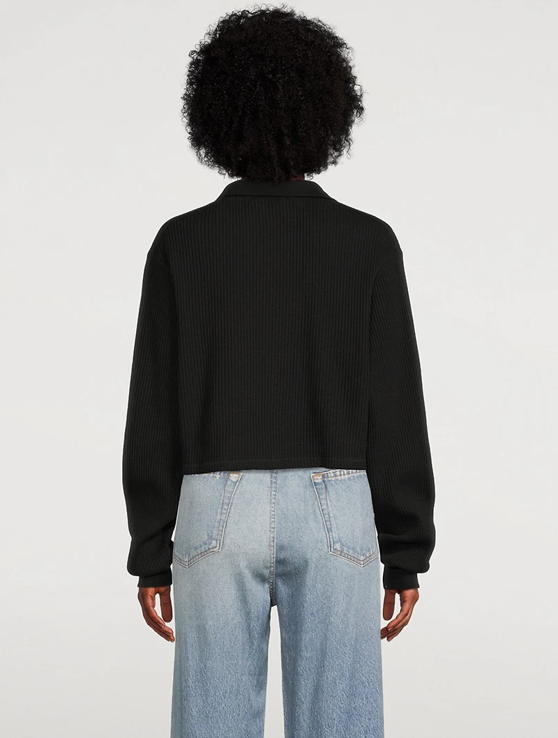 Jumbo Stark Cropped Polo Shirt