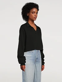 Jumbo Stark Cropped Polo Shirt