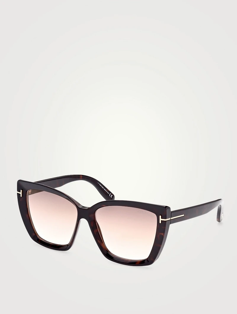 Scarlet Cat Eye Sunglasses