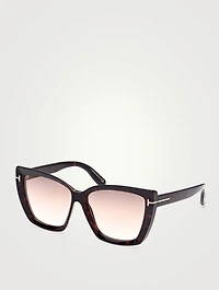 Scarlet Cat Eye Sunglasses