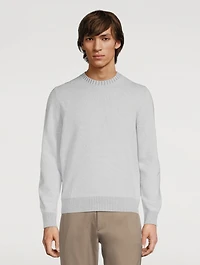 Wool-Blend Crewneck Sweater