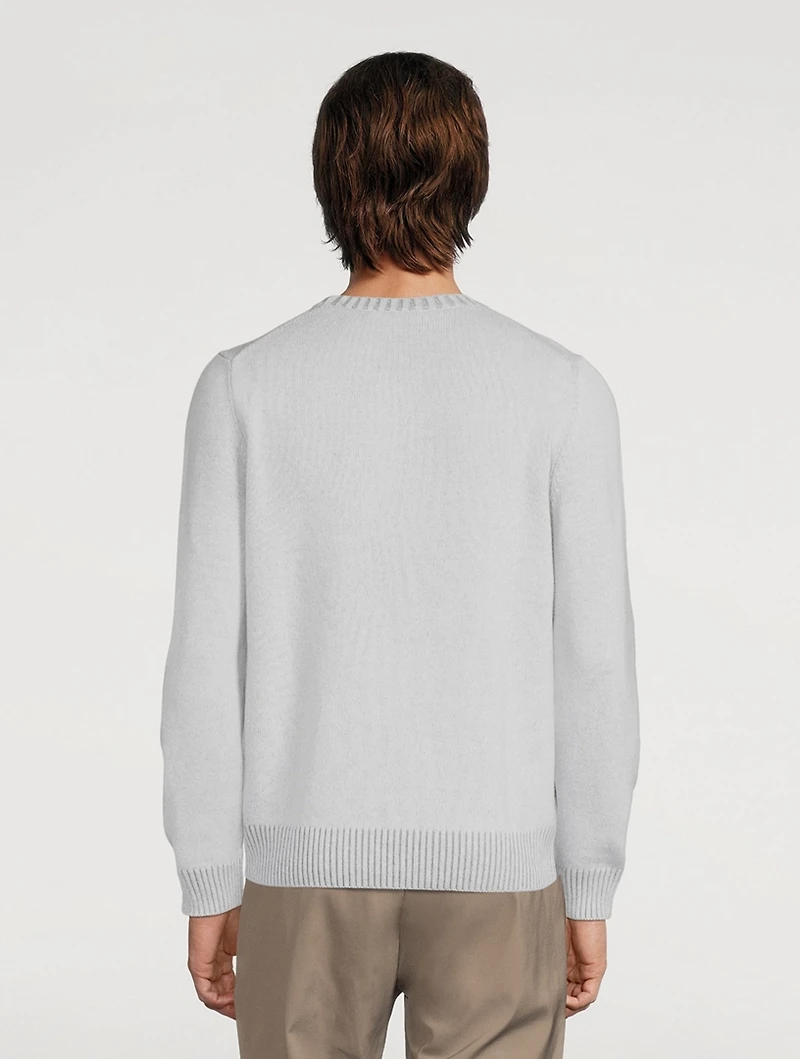 Wool-Blend Crewneck Sweater