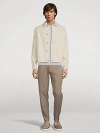 Wool-Blend Crewneck Sweater