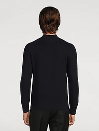 Wool Mockneck Sweater