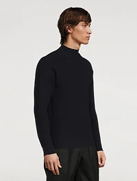 Wool Mockneck Sweater