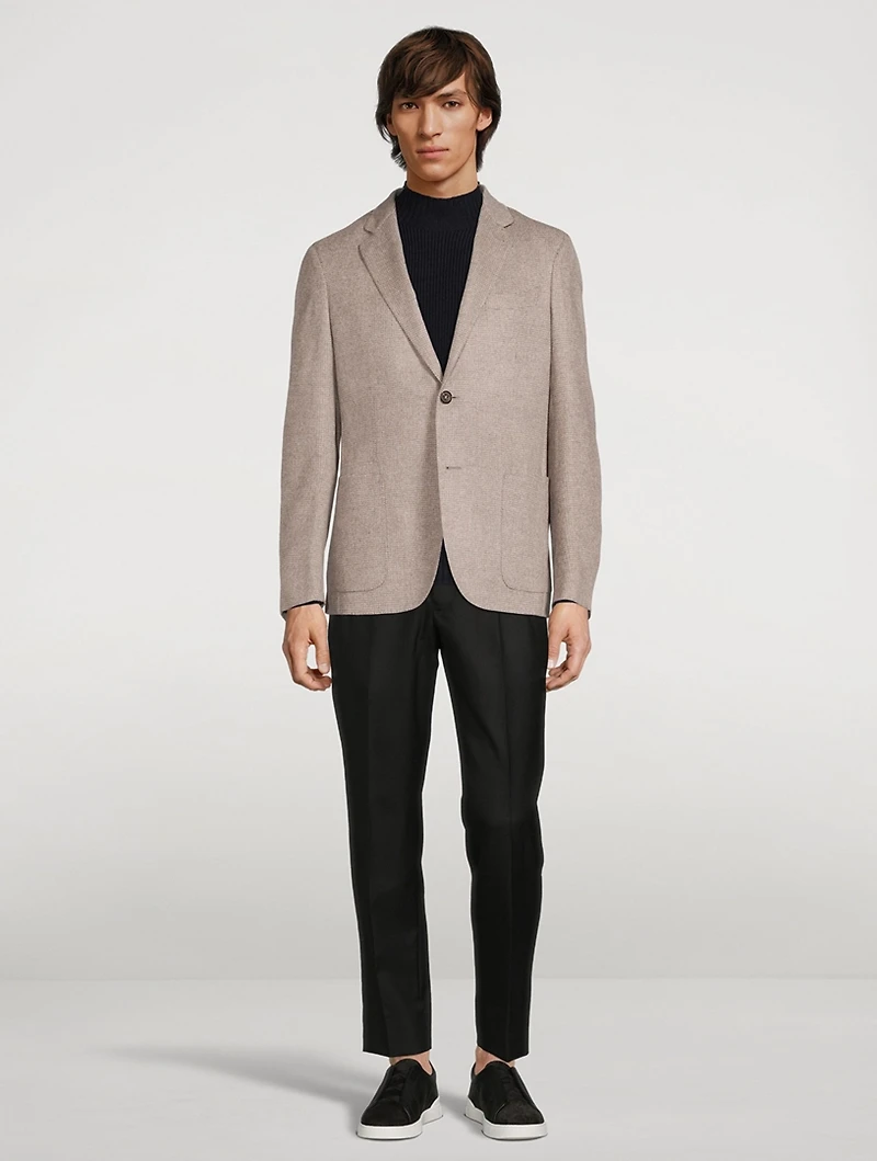Wool Mockneck Sweater