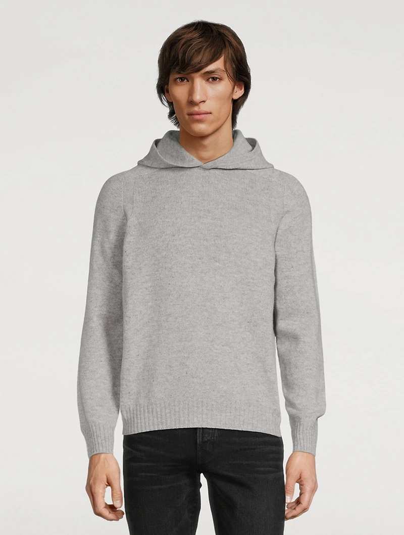 Wool Long-Sleeve Hoodie