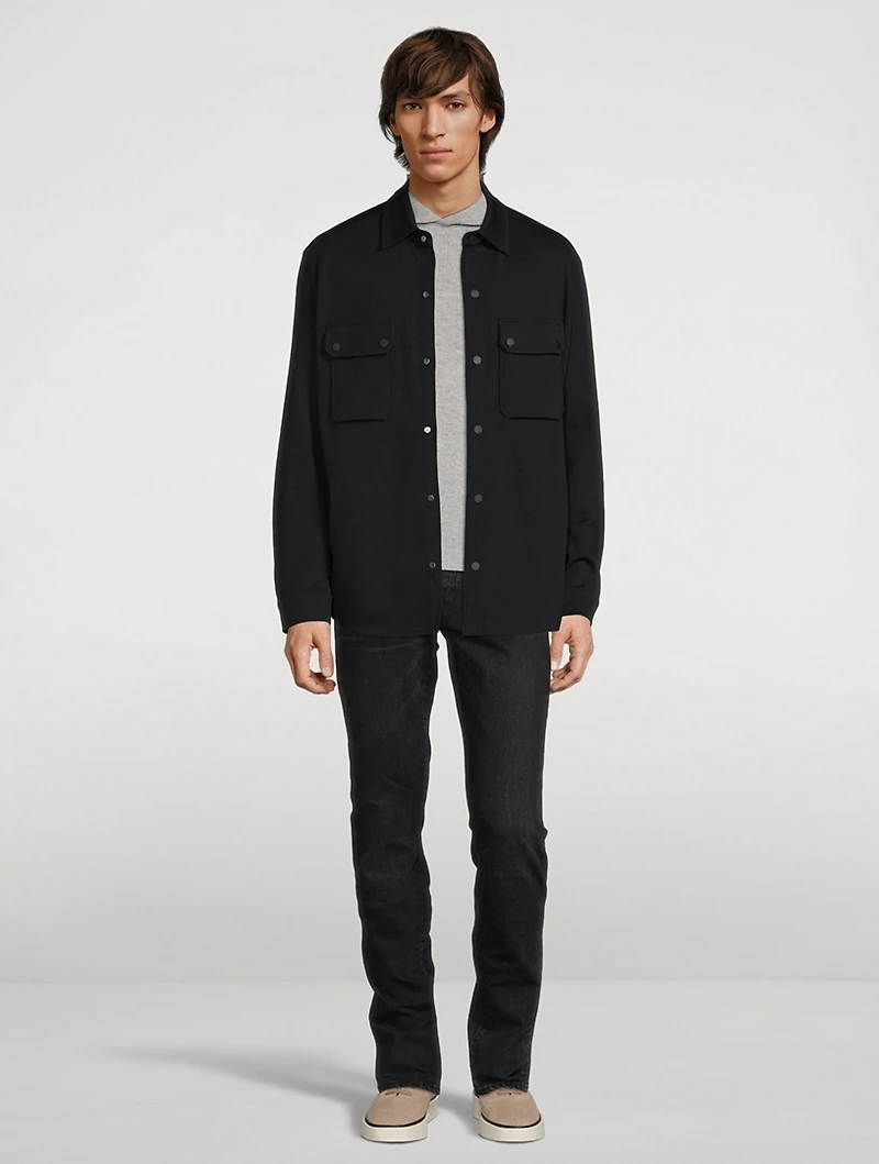 Wool Long-Sleeve Hoodie