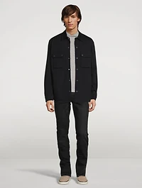 Wool Long-Sleeve Hoodie