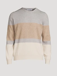Wool And Cashmere Striped Sweater