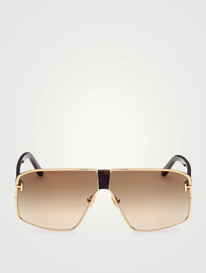 Reno Shield Aviator Sunglasses