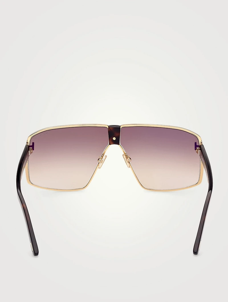 Reno Shield Aviator Sunglasses