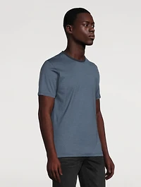 Classic Cotton T-Shirt With Tipping