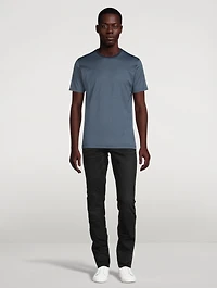 Classic Cotton T-Shirt With Tipping