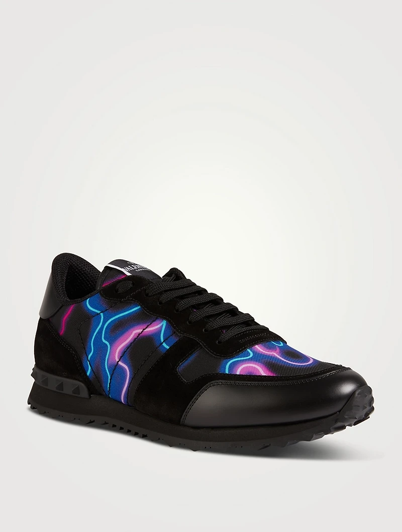 Neon Camou Rockrunner Sneakers