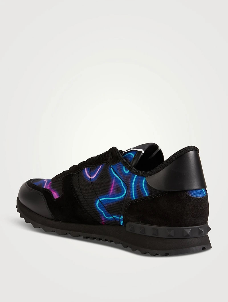 Neon Camou Rockrunner Sneakers