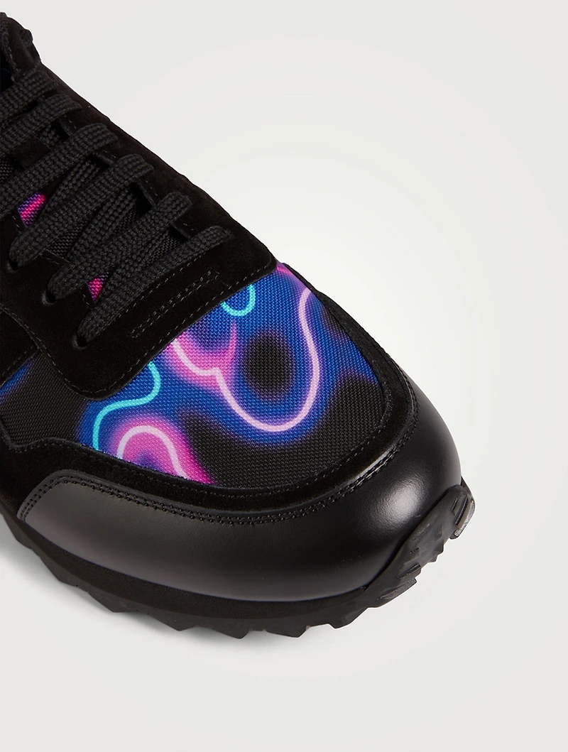 Neon Camou Rockrunner Sneakers