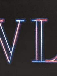 Neon VLTN Leather Belt Bag