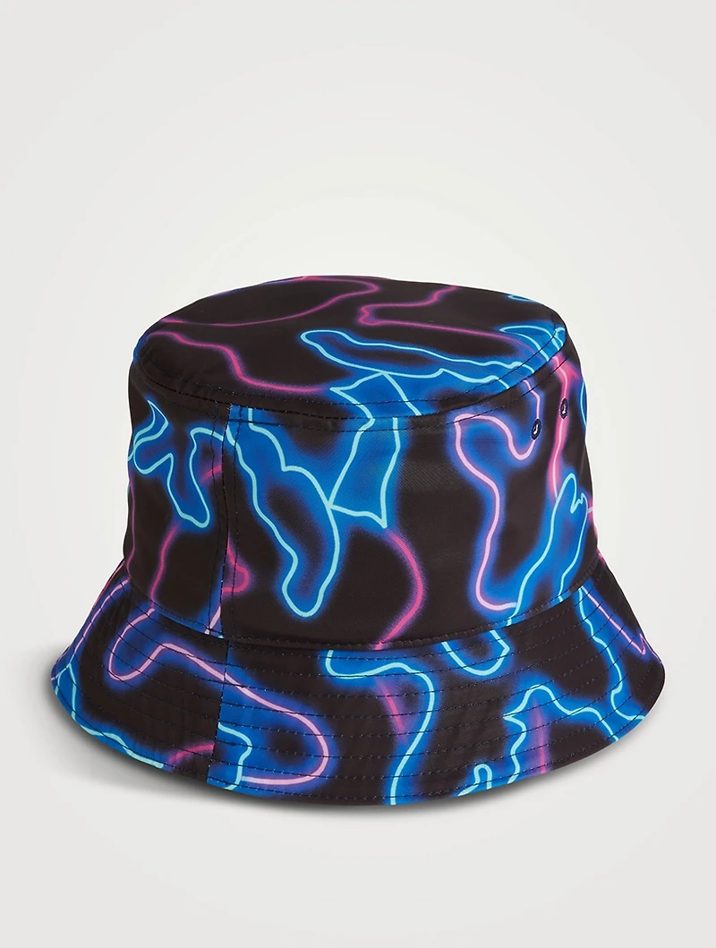 Bucket Hat Neon Print