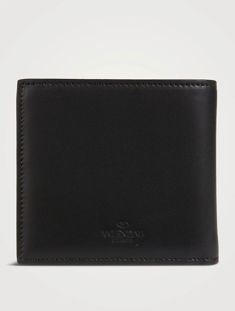 Neon VLTN Leather Wallet