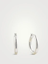 Medium Thick Classic Hoop Earrings