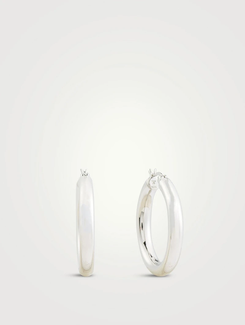 Thick Classic Hoop Earrings