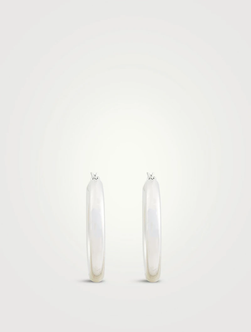Thick Classic Hoop Earrings