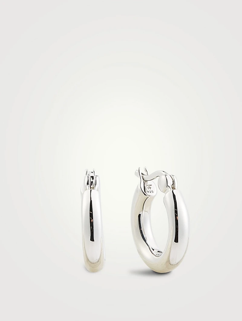 Small Thick Classic Hoop Earrings