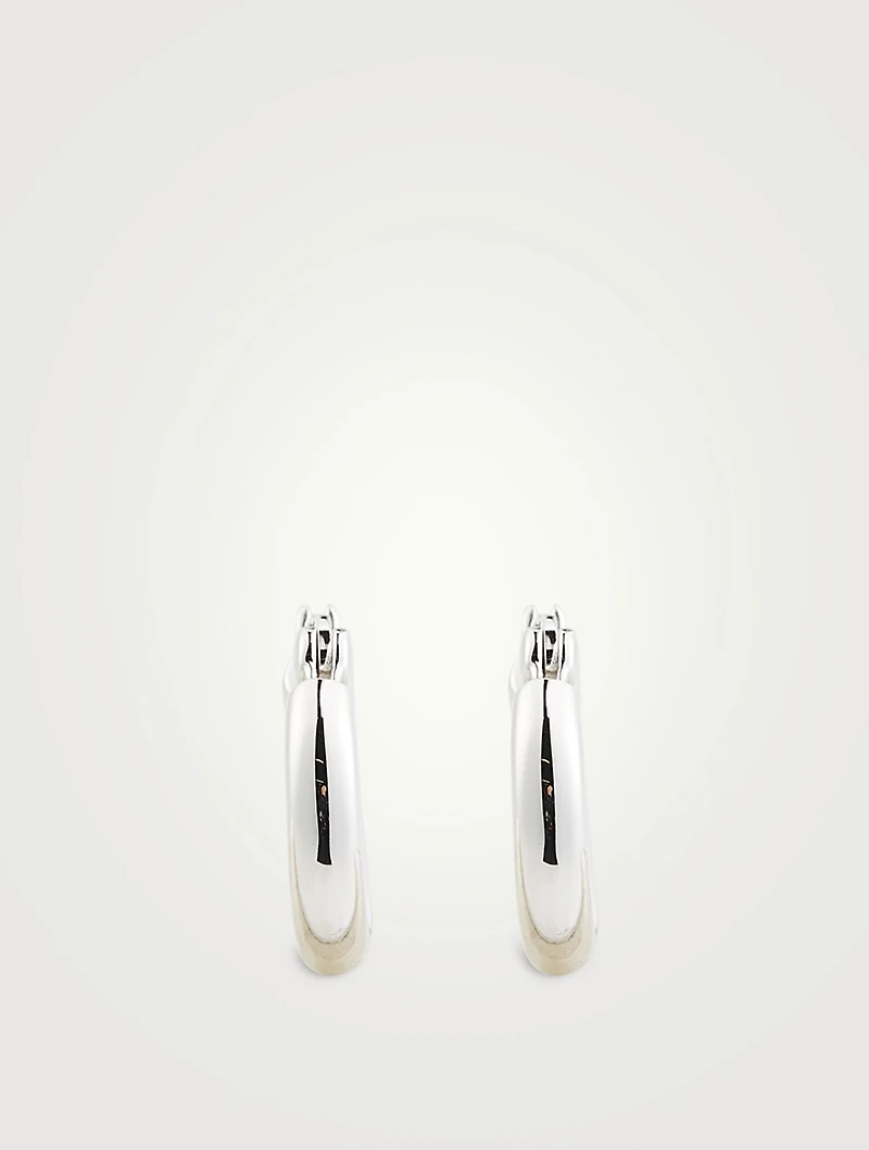Small Thick Classic Hoop Earrings
