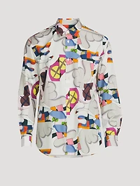 Cotton Shirt Graphic Print