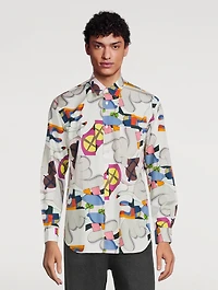 Cotton Shirt Graphic Print