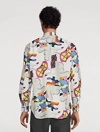 Cotton Shirt Graphic Print