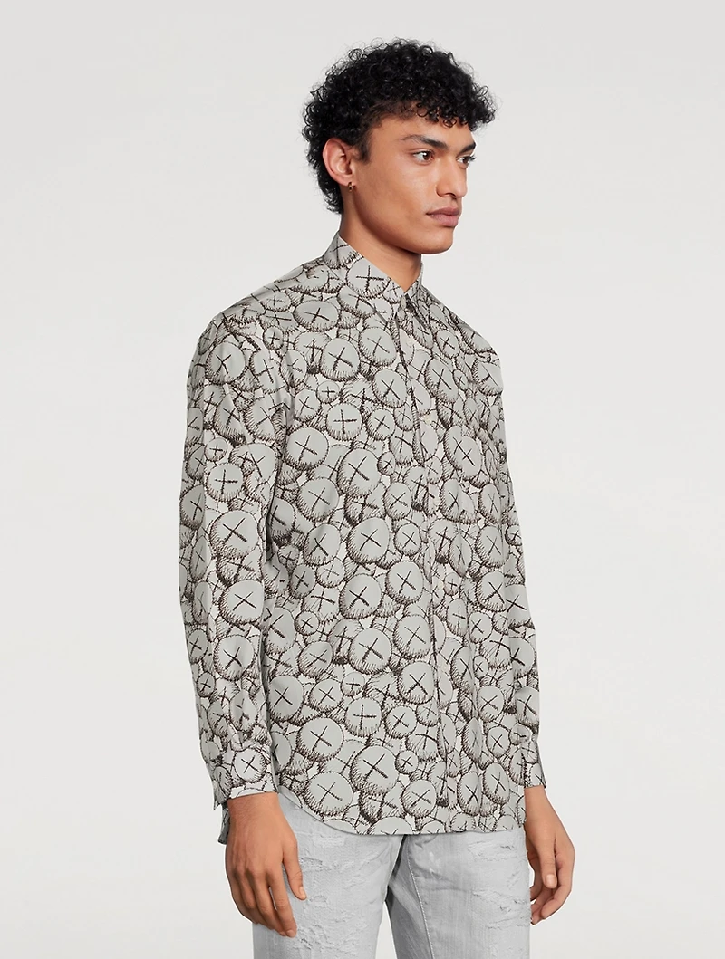 Kaws Cotton Printed Shirt