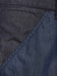 Cotton Patchwork Pants