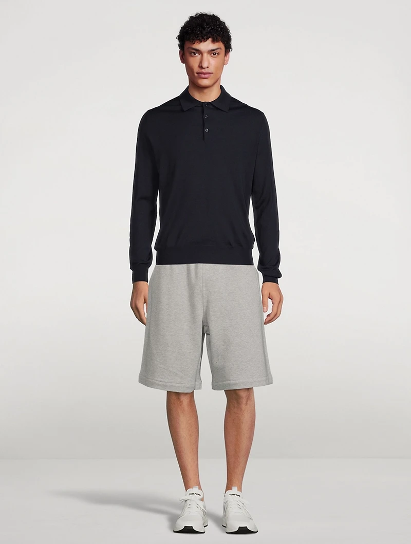 Cotton Jersey Bermuda Shorts
