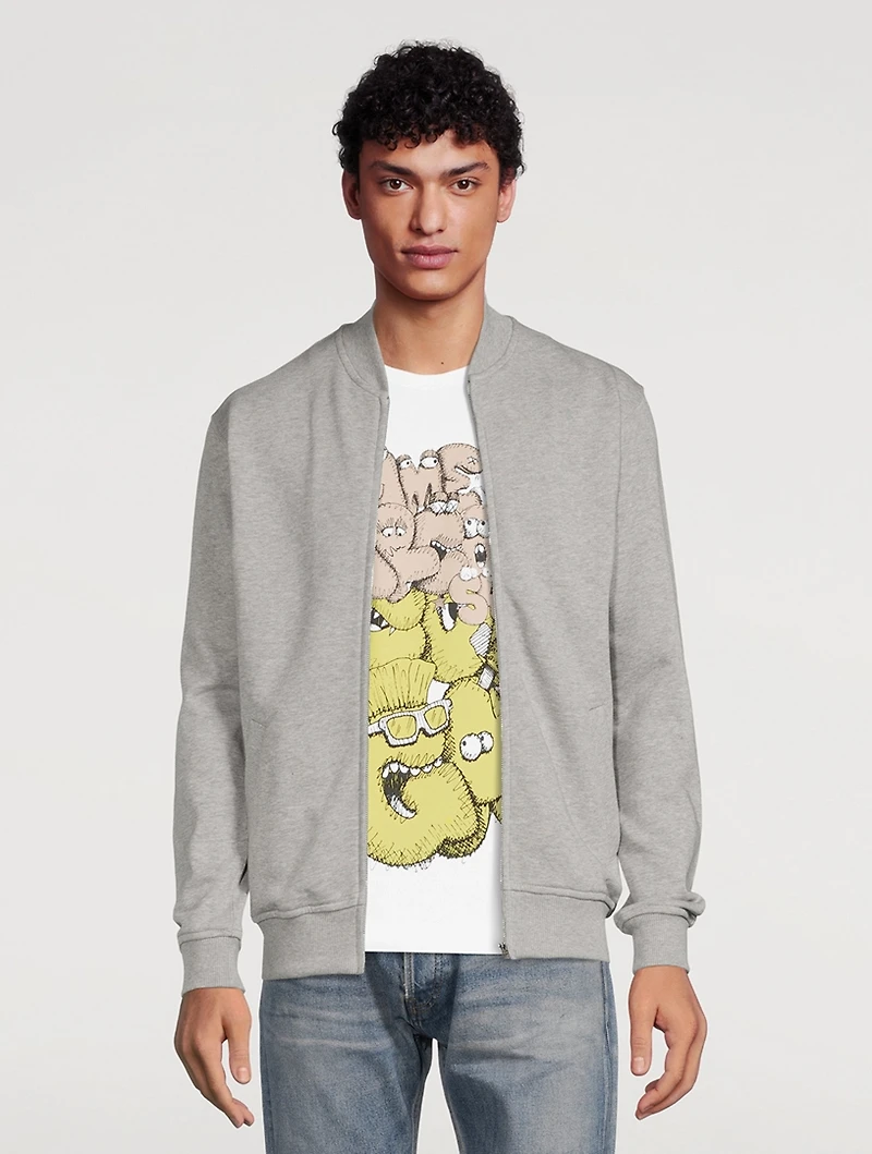 Kaws Cotton Zip Sweatshirt