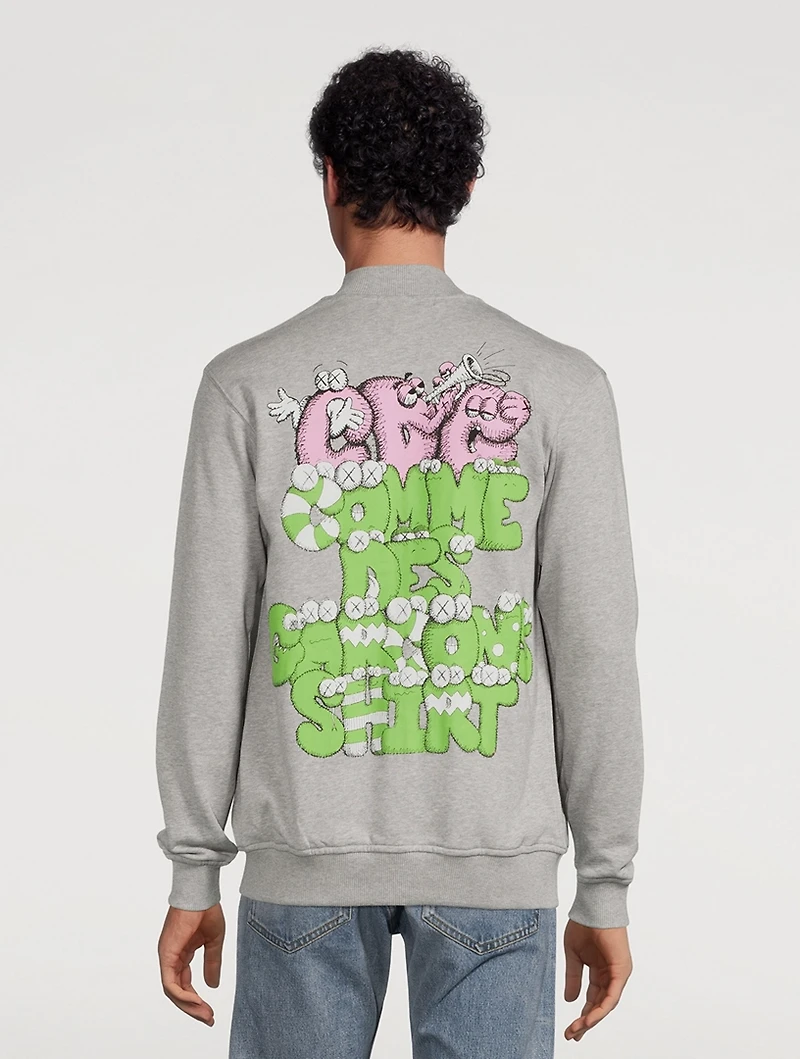 Kaws Cotton Zip Sweatshirt