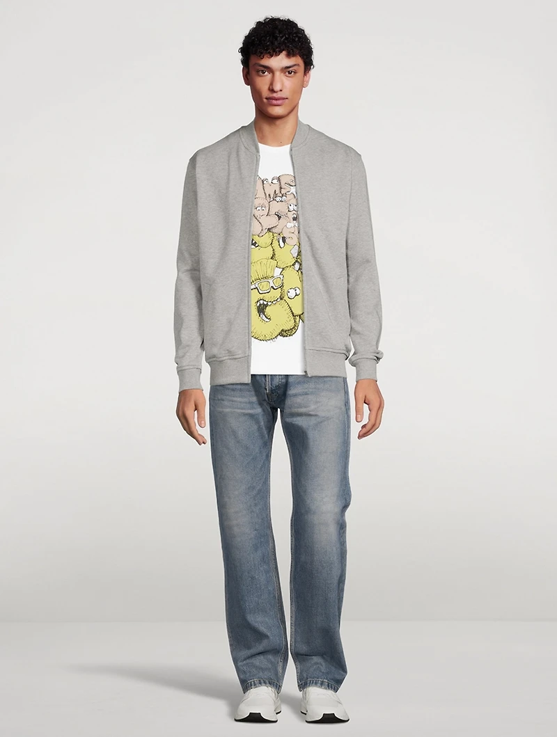 Kaws Cotton Zip Sweatshirt